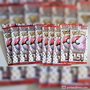 Scarlett Violet JP Pokémon 151, Lot of 10